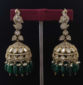 Moissanite jhumka