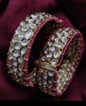 Kundan pearl bangle