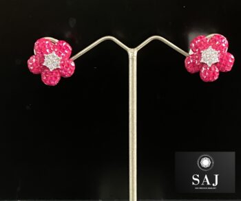 Cz floral Earring