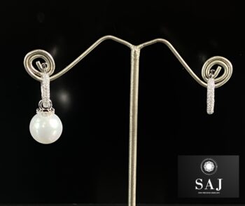 Cz Pearl Earring