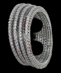 Cz Solitaire Bangle