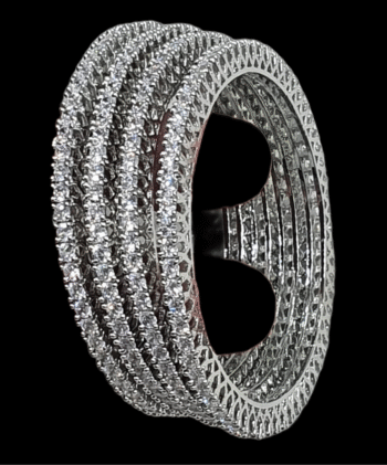 Cz Solitaire Bangle